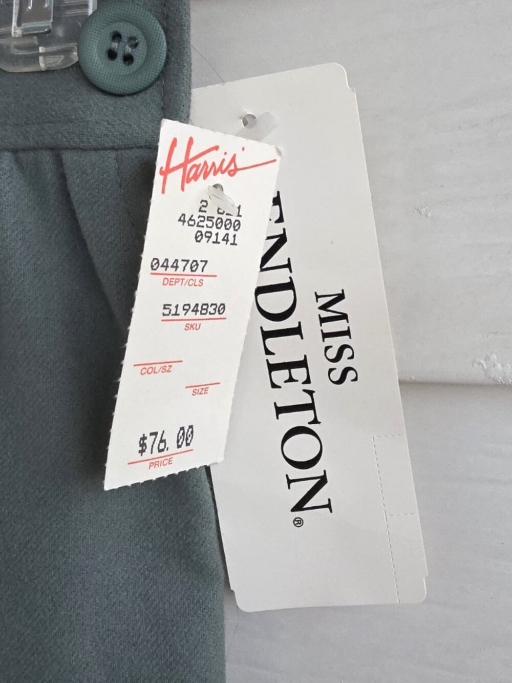 Vintage Pendleton Virgin Wool Skirt still NWT (Deadstock) - Picture 4 of 9
